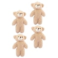 thumbnail image 2 of 4Pcs Cartoon Stuffed Animals Key Chain Pendants Plush Bear Bag Hanging Pendants, 2 of 3
