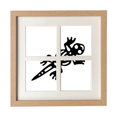thumbnail image 1 of Mexique Totems Gecko Lézard Ancienne Civilisation Cadre Mur Table Affichage 4 Ouvertures Image, 1 of 3
