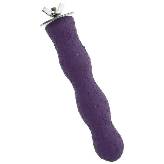 QUTETN Large Parrot Toys Bird Perch Stand for Conures 14 CM Frosted Nail Cage Parakeet Accessories Cockatoo Wood