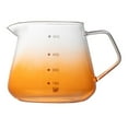 thumbnail image 1 of Jarra para espumar leche, taza de espresso, jarra para té, café, reutilizable, portátil, medidor de vidrio Naranja, 1 of 9