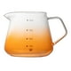 thumbnail image 1 of Taza de espresso con vertedor, portátil con escala, taza medidora de vidrio, jarra para espumar leche para cafetería, cocina, oficina, espumador Naranja, 1 of 8