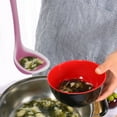 thumbnail image 4 of Uxcell 11.4 Inch Silicone Soup Ladle Spoon Restaurant Kitchen Scoop Utensil Cooking Supplies Fuchsia, 4 of 7