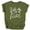 White on Military Green Shirt, variant on Five Floral 5th Birthday Shirt for Toddler Girls Fifth Birthday Outfit White on Peach Shirt Youth Small
