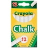 Crayola Chalk, 12/Pkg., White