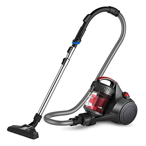 Aspiradora de bote sin bolsa Eureka, ligera, para alfombras y suelos duros, color rojo, Whirlwind NEN110D