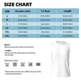 thumbnail image 6 of Uemuo White Pattern Men's Sleeveless T-Shirt,Muscle Athletic Tank Top, Moisture-wicking Quick-dry Breathable Classic Tee Top for Gym Run Outdoor Sports-, 6 of 8
