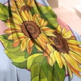 thumbnail image 3 of Sunflower Sherpa Blanket: Soft, Thick 50x60in Throw Blanket Ideal for Bed, Sofa, Office Decor Bed Throw Blanket Gift for Women, 3 of 5