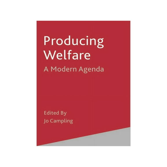 Producing Welfare: A Modern Agenda, (Paperback)