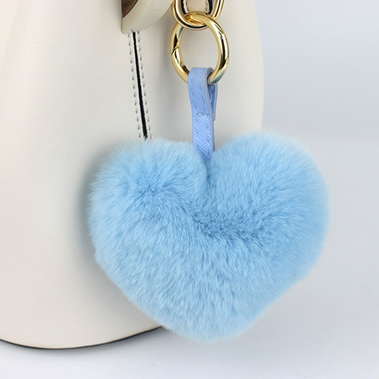 Grey Heart & Puff Keychain Grey Heart & Puff Keychain