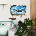 thumbnail image 6 of 3D Wall Art Sticker Decal Airplane Design Sticker For Home Decor Vinyl Mural For Living Room Bedroom Kids Room, 6 of 8