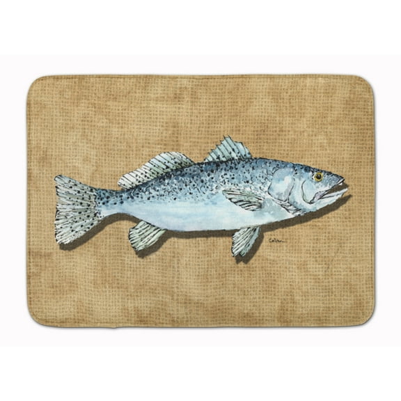 Speckled Trout Machine Washable Memory Foam Mat