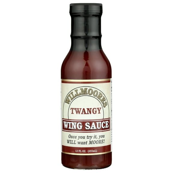 Pack of 12, Willmoores Twangy Wing Sauce, 12 oz