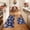 Blue Snowflakes, variant on Coastal Kitchen Rugs Set of 2 Anti-Fatigue Kitchen Mats Summer Cushioned Mats with Sea Themed White Blue Starfish Shell Coral Tropical Fish 17.3x29+17.3x47, Coastal Beach