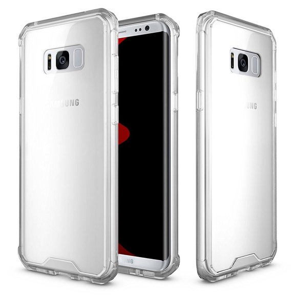 Samsung Galaxy S8 Plus Full Body Hybrid TPU Transparent Case Cover