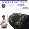 thumbnail image 3 of Portabebés YJOEKAP con bolsillos ergonómicos ajustables negros, 3 of 5