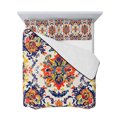 thumbnail image 7 of Boho Flowers Twin XL Size Down Alternative Comforter, Lightweight Comforter Quilt Bedding Set with Pillow Shams Abstract Bohemian Colorful Retro Floral All Seasons Bed Comforter Duvet Insert 68"x98", 7 of 7