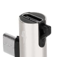 thumbnail image 3 of 2 uds USB C a Adaptador de Audio de 3,5mm 2 en 1 carga de Audio USB C a conector de Audio ABS USB C a AudioJack para tableta de teléfono, 3 of 8