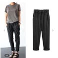 thumbnail image 1 of Pantalon Large Décontracté pour Femmes à Lacets et à Taille Haute Automne, 1 of 4
