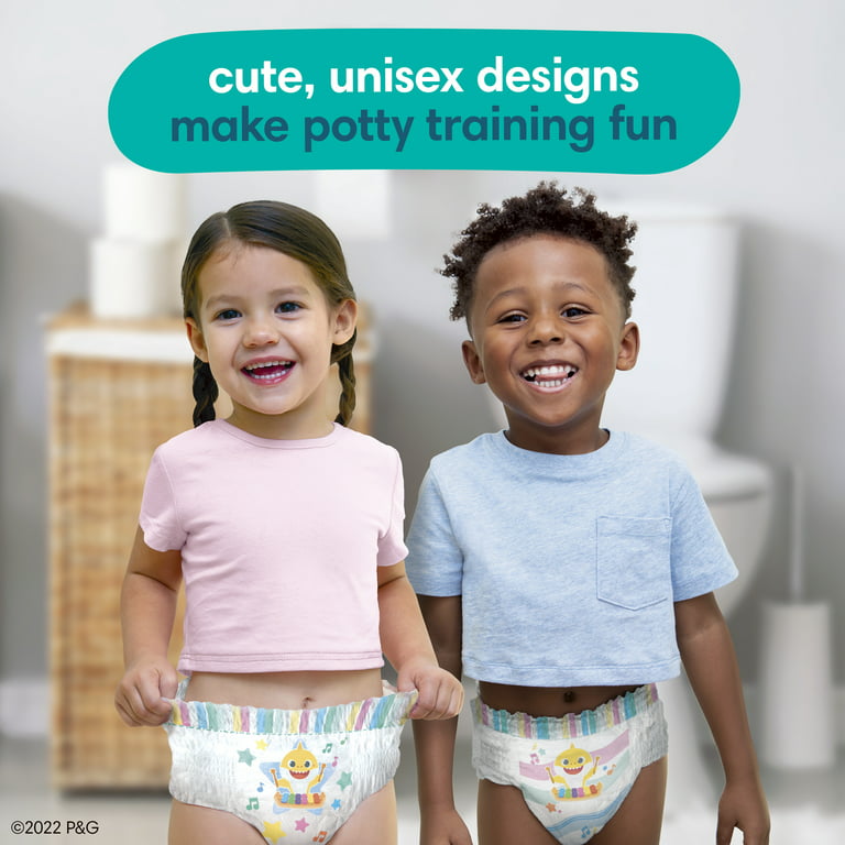Pampers Pure Pants Baby Shark Toddler Training Pants 2T/3T, Unisex