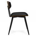 thumbnail image 4 of Simpli Home Mavis Dining Chair (Set of 2) in Black Vegan Faux Leather, 4 of 12