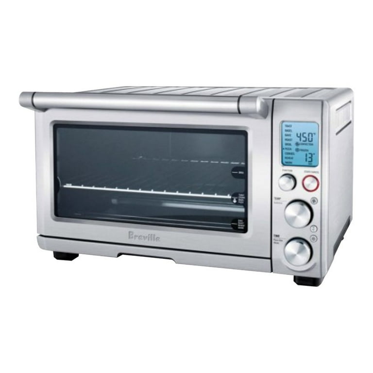 Breville Smart Oven BOV800XL 1800 Watt Convection Toaster with Element IQ Silver Walmart