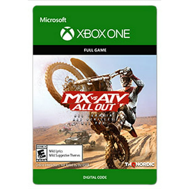Mx Vs Atv All Out Thq Xbox One Digital Download Walmart Com Walmart Com