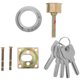 thumbnail image 1 of Cerradura de puerta universal con 5 llaves para uso doméstico, cerradura de seguridad con llave, cerradura de repuesto para puerta cortafuegos con llaves, 1 of 8