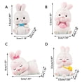 thumbnail image 2 of Gift Car Decoration Garden Decor Figurines Statue Ornament Resin Bunny Ornaments Sculpture Rabbit Sculpture C, 2 of 8