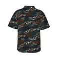 thumbnail image 3 of Balery Cool Sports Car Print Men's Hawaiian Shirts Short Sleeve Beach Shirt Relaxed Fit Vacation Button Down Shirts-Medium, 3 of 9