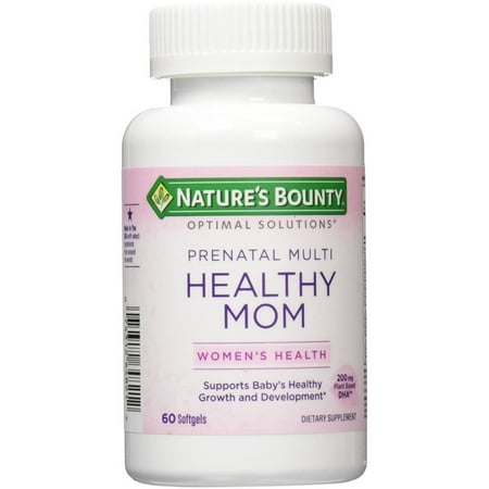 Nature's Bounty Optimal Solutions Healthy Mom Prenatal Multivitamin Softgels 60