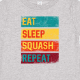 thumbnail image 4 of Inktastic Squash Player Eat Sleep Squash Repeat Boys or Girls Baby T-Shirt, 4 of 5