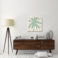 thumbnail image 2 of Global Gallery's 'Bon Voyage Florida Palm' By Michael Mullan Stretched Canvas Wall Art, 2 of 4