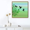 thumbnail image 3 of IDEA4WALL Framed Canvas Wall Art Flying Birds in the Colorful Sky, 3 of 4