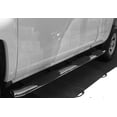 thumbnail image 3 of Value Nerf Bar - Truck Wheel to Wheel GM518S With Bed Step; With Step Pads; 5 Inch Oval Bent; Polished; Stainless Steel; With Welded End Caps; Rocker Panel Mount, 3 of 4