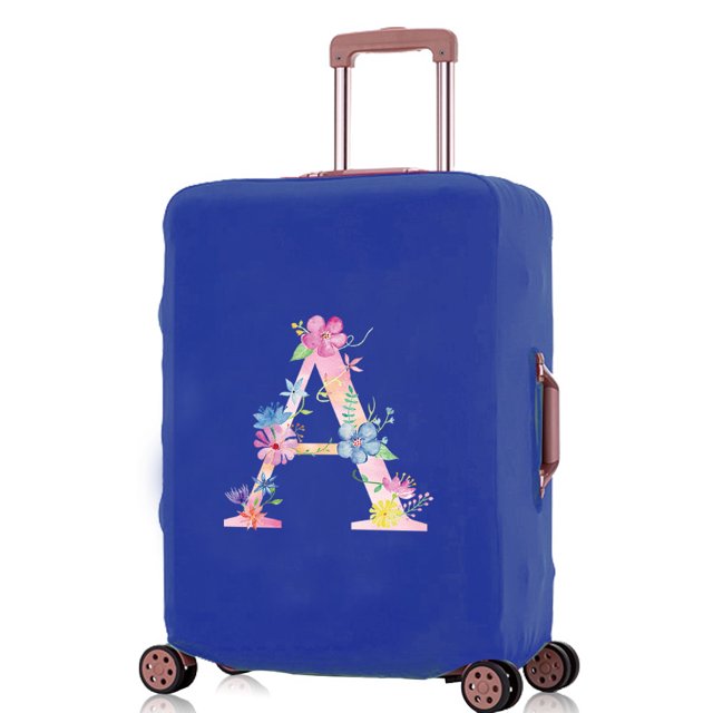 Luggage Covers Travel Accessories Suitcase Cover Protector Reusable Washable 18-32inch Pink Letter Printed Pattern Series 8pink A M