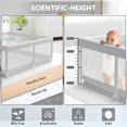 thumbnail image 2 of Ajulkrio Baby Playpen for Babies and Toddlers, Play Fence Gate Play Pen for Unisex Kid Grey 50x50x27 inch, 2 of 5