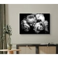 thumbnail image 2 of wall26 Canvas Print Wall Art Bouquet of Chinese Rose Flowers Floral Plants Photography Modern Art Rustic Closeup Dramatic Duotone Dark Black and White for Living Room, Bedroom, Office - 24"x36&q, 2 of 5