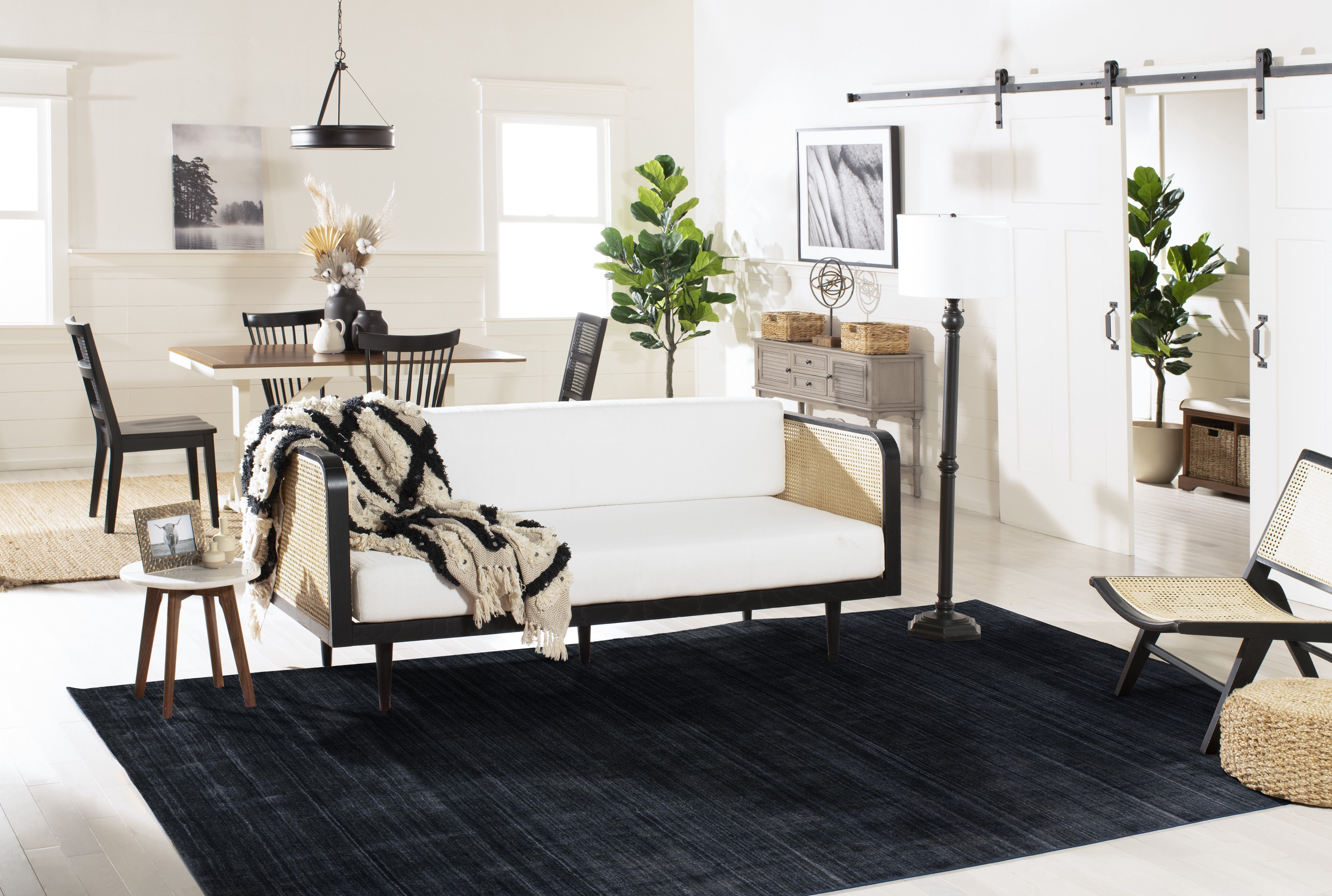 Safavieh Mirage Branislav Solid Area Rug, Anthracite, 3' x 5'