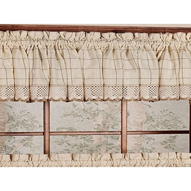 Cortinas para ventanas de cocina, colección Sweet Home Adirondack