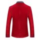 thumbnail image 3 of Abrigo de traje de ante cosido Traje versátil de otoño e invierno de un solo pecho para hombre Pompotops oipoqjl22037, 3 of 8