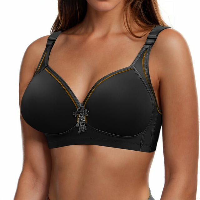 Abcnature Plus Size Bras for Women Gathered Together Plus Size Daily Bras Underwear no Rims