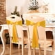 thumbnail image 5 of Uuiauoio Satin Chair Sashes Bows- Chair Ribbon Ties Back Sash for Wedding Party Events Banquet Chair Cover Decoration, 5 of 6