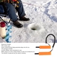 thumbnail image 3 of Ice Pick, Sifflet Fort Rétractable Kit de Piquets de Glace Polyvalents pour Activités Extérieures d'Hiver Orange, 3 of 7