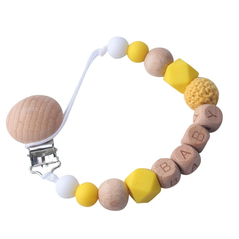 ABS Cute Baby Pacifier Clip Baby Soothers Chain Clip Holder
