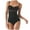 Black, variant on jsaierl Shapewear for Women Tummy Control Fajas Colombianas Spaghetti Strap Sexy Bodycon Tank Top Bodysuit One Piece Jumpsuit with Bra