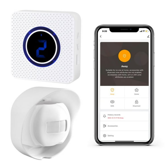 Wireless Doorbell Infrared Human Body Detector Tuya Smart Home Security System Alarm Detector Doorbells EU Plug