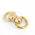thumbnail image 4 of OUSITAID Copper Keychain 3pcs Vintage Brass Double Rotation Key Rings Convenient Durable Hardware Connector for Home Office Use, 4 of 5
