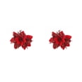 thumbnail image 4 of Yuarrent Flor de brillo de Navidad Decoración artificial Cabezas de flores grandes Hotel Casa de campo Chimenea Adornos de boda Regalo Rojo Rojo 2piezas, 4 of 6