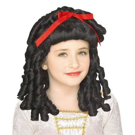 Storybook Girl Wig Child Costume Accessory Black