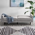 thumbnail image 2 of Mainstays 73" Storage Futon, Light Grey, 2 of 15